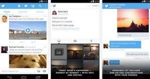 Twiiter aplikace