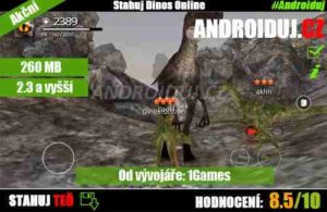 Dinos Online pro více hráčů android hra zdarma