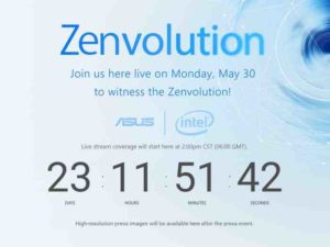 Asus Zenvolution 30. Května ŽIVĚ