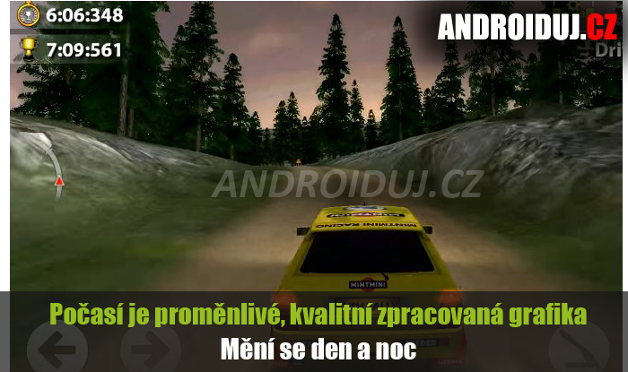 Rush Rally 2 - mobilní hra, tablet hra, hra na mobil