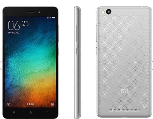 Xiaomi Redmi 3 stříbrná