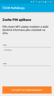 Zvolte si vlastní PIN aplikace