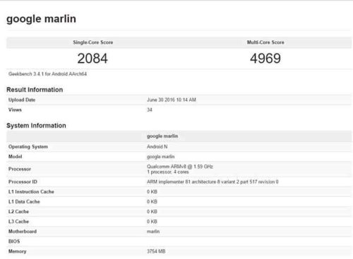 HTC Nexus 2016 (Marlin)