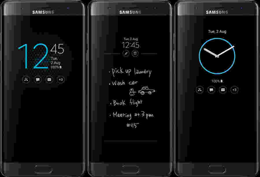 Funkce "Alway-On" v novém TouchWiz Note 7