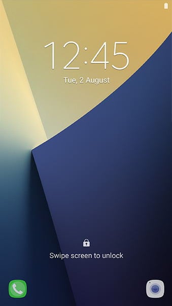 Zobrazení zamknuté obrazovky bez zmáčknutí tlačítka "power" v novém TouchWiz Note 7