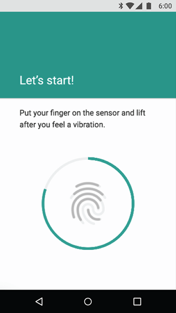 Snímač otisků prstů, chránění aplikací