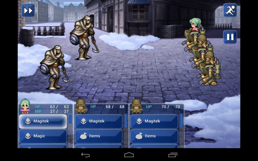 Final Fantasy VI, Android hra, sleva