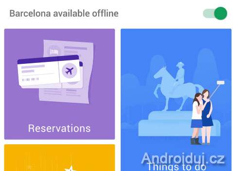 Google Trips aplikace - rezervační systém, aktivity a mnohem více