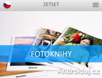 Fotoknihy - aplikace zetset