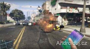 Telefon Galaxy Note 7 ve hře GTA V