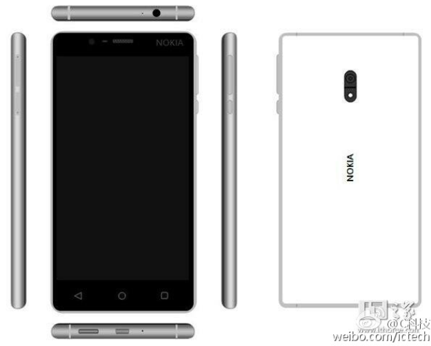Nokia D1C v bílé barvě