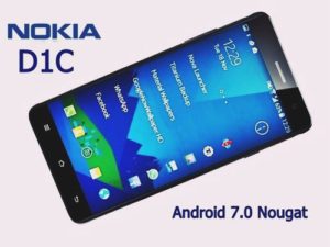Nokia D1C, Android 7.0