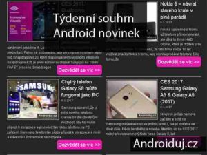 Týdenní souhrn android novinek