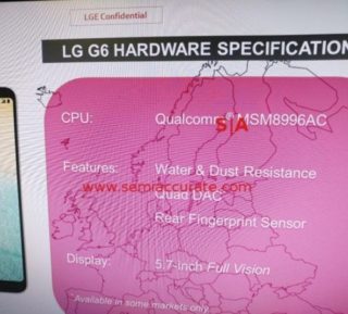 LG G6 a Snapdragon 821