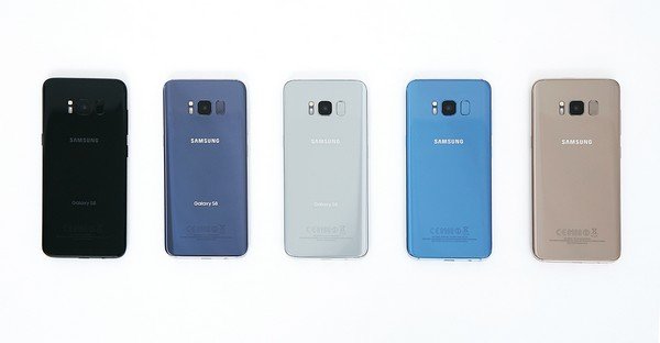 Samsung Galaxy S8 barevné varianty