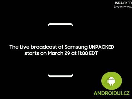 Samsung Galaxy S8 živý přenos