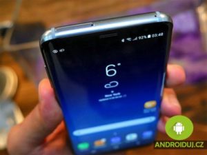 Samsung Galaxy S8 displej zobrazení