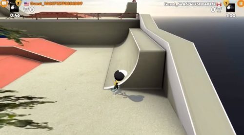 Stickman Skate Battle android hra zdarma sportovní