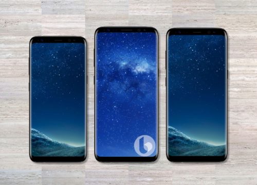 Galaxy Note 8 uprostřed