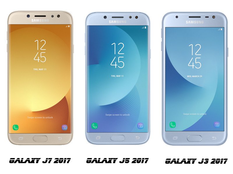 Samsung Galaxy J3, J5, J7
