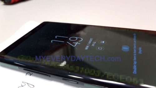 Samsung Galaxy Note 8 prototyp