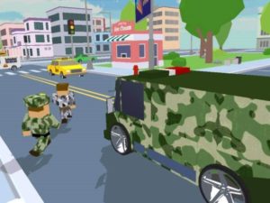 Blocky Army City Rush Racer ke stažení