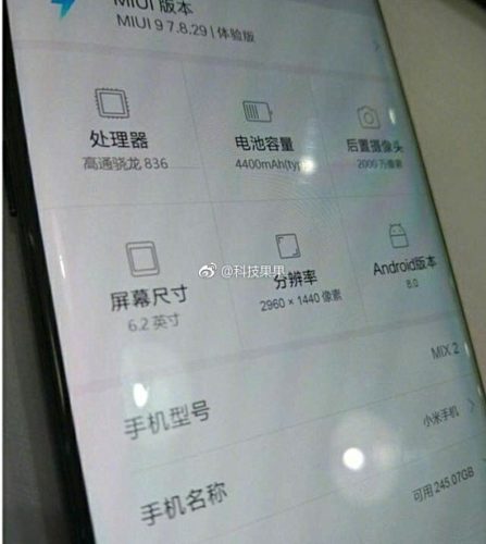 Xiaomi Mi Mix 2