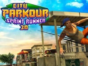 Hra City Parkour Sprint Runner 3D ke stažení na mobil. Užijte si parkour v plné parádě