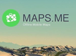 Maps.me aplikace na mobil