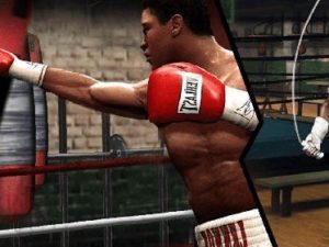 Hra na mobil Boxing fight: Real fist