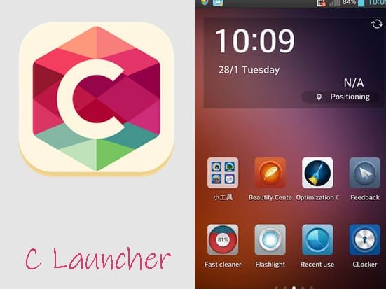 C Launcher aplikace