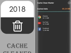 Aplikace Cache cleaner