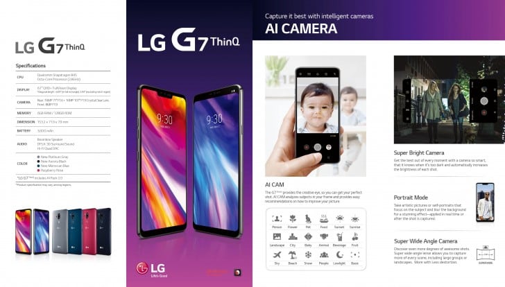 LG G7 ThinQ - AI kamera