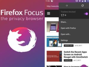 Firefox focus: The privacy browser