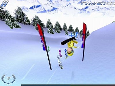 Hra Snowboard racing ultimate