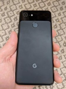 Google Pixel 3 - zadní část