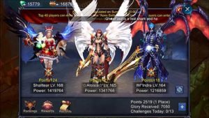 Android MMORPG hra Goddess: Primal chaos