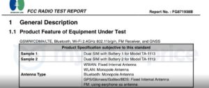 Nokia FCC