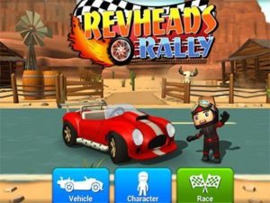 Android závodní hra Rev Heads Rally