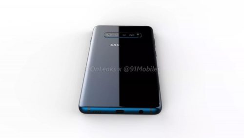 Samsung Galaxy S10 rendery