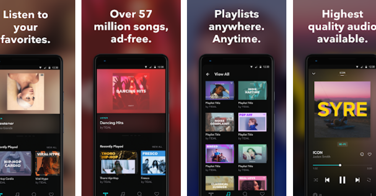 Tidal App Using Android Android aplikace Tidal ke stažení zdarma na mobil