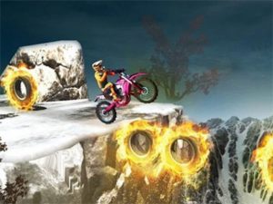 Android závodní hra Bike Stunts 2019