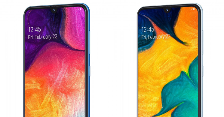 Samsung Galaxy A30 a A50 oficiálně