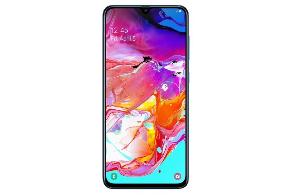 Samsung Galaxy A70 - přední část