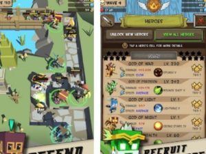 Hra Idle Hero TD - Fantasy Tower Defense