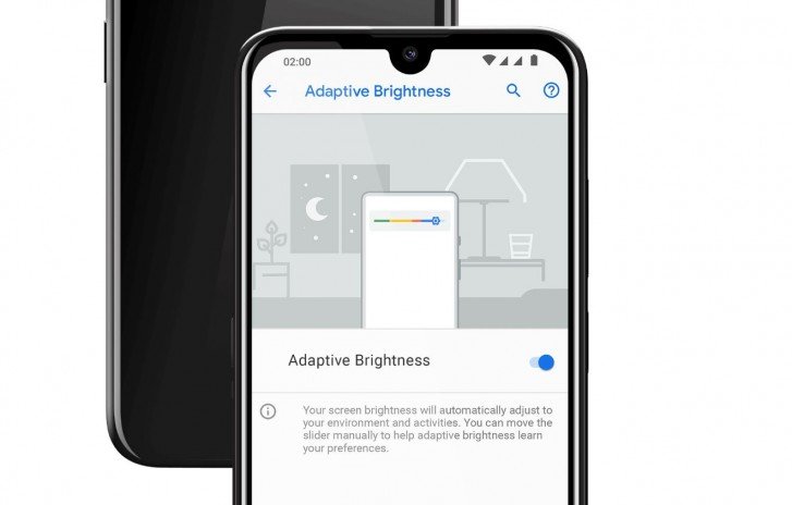 Adaptivní jas Nokia 2.2