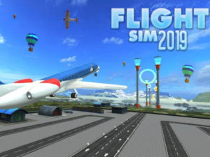 Android simulátor Flight Sim 2019