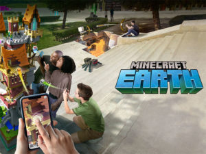 Hra AR Minecraft Earth