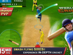 Android sportovní hra World of Cricket