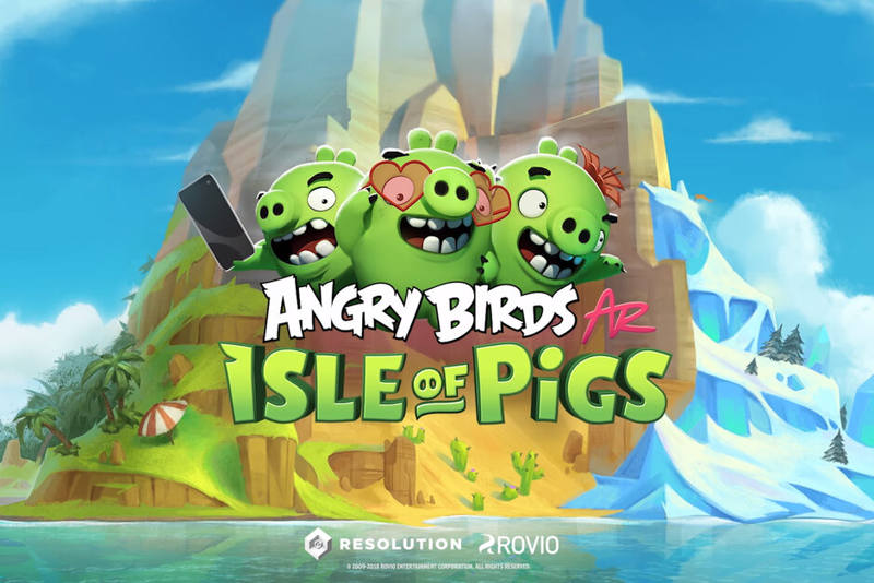 Hra Angry Birds AR: Isle of Pigs